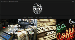 Desktop Screenshot of petit-reklamy.pl